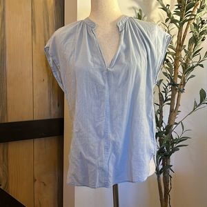 Light blue H&M size small short sleeve shirt